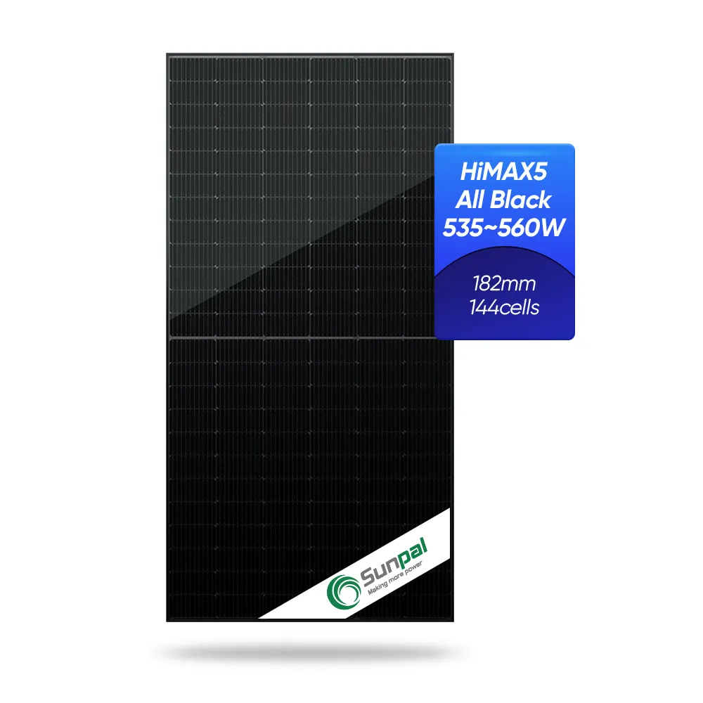 Half Cut 144Cell Photovoltaic Solar Panel 535W 550W 560W 580W 585W Monocrystalline Pv Solar Panels