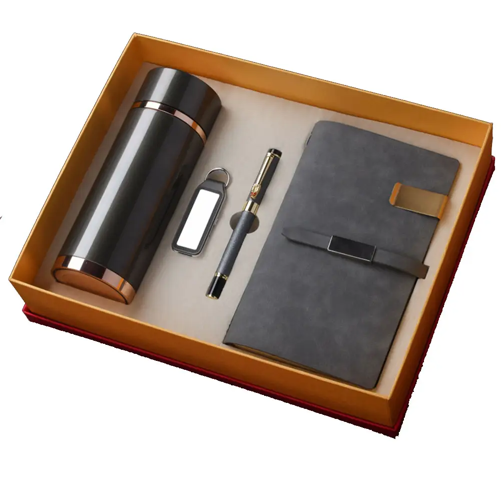 Mouse Sem Fio Personalizado Com, Powerbank Power Charge E Dispositivo Usb Pen Gift Set/