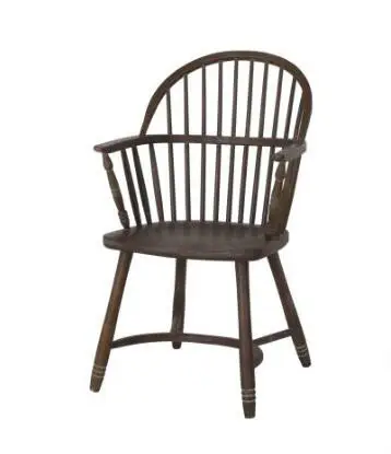 Offre Spéciale rustique meubles de salon de style noir bois rotin dinant la chaise