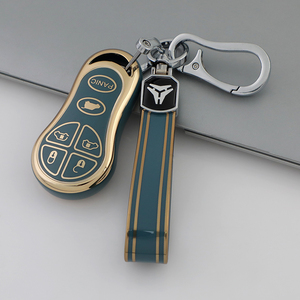 TPUプレミアムソフトカーキーケースカバーシェルChrysler Dakota Durango Ram DODGE JEEPキーリングキーチェーンバッグアクセサリー - Product Image 6