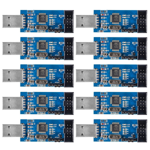 10 pezzi USBASP USBISP AVR programmatore USB ISP USB ASP ATMEGA8 ATMEGA128 supporto Win7 64 - Product Image 1