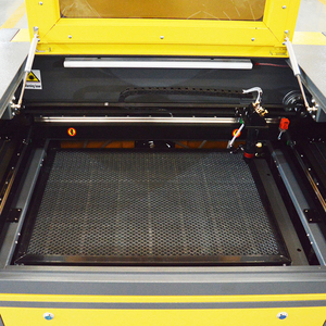 Kullanılan CO2 lazer kesim ve gravür masaüstü ağaç işleme makinesi akrilik levha kağıt MDF için-Motor çekirdek bileşeni ile - Product Image 4