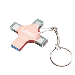 4-in-1 USB 2.0อเนกประสงค์ USB Flash Drive 32GB ดิสก์โลหะใหม่สำหรับ Huawei Android Type-C โทรศัพท์มือถือชิ้น OTG OEM - Product Image 3