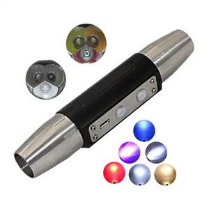 USBCホワイトイエローブルーレッドUV6ライト懐中電灯ジェムアンバージェイド識別用365nm395nmLEDトーチ6IN1LCDディスプレイ - Product Image 2