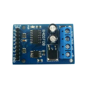 R4DIF08 interruttore digitale a 8 bit TTL LvTTL CMOS IO ingresso UART RS485 Modbus RTU modulo per PLC Expand - Product Image 1