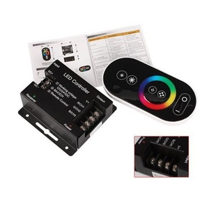 Wireless Touch LED Dimmer 20m Entfernung Fernbedienung Iron Shell Hochfrequenz RF 24V 432W RGB LED Strip Lighting Controller - Product Image 5