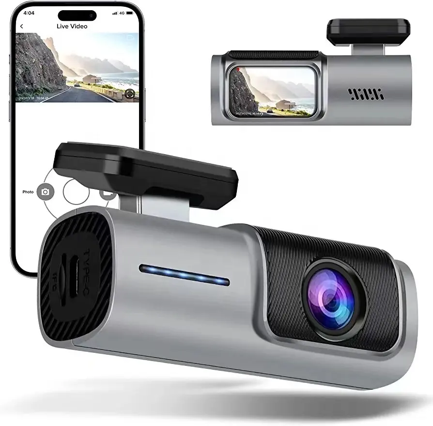 1.47 IPS-Bildschirm Black Box Nachtsicht Dash Cam Wifi Sony Sensor QHD 1440P Auto kamera