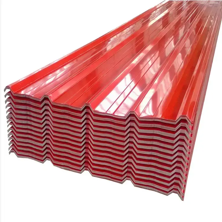 Farbige verzinkte Wellpappe, 18-Gabel-Wellblech/Dachplatten sind günstig und können farblich angepasst werden