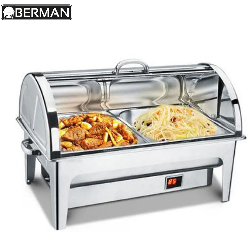 Food Service Apparatuur Levert Elektrische Voedsel Warmer India Catering Buffet Set Komfoor Gel Brandstof Voor Andere Hotel