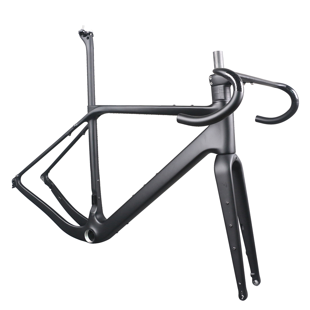 SERAPH Carbon frame Disc brake Gravel Bike Full Hidden Cable bicycle part Carbon Fiber T1000 T47 Max Tire 700X50C GR048