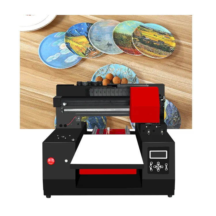 High speed DTG A3 Flatbed mini uv 3d printer for printing phone case,wood,glass