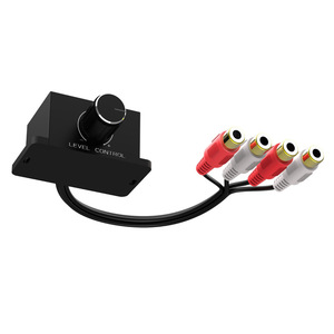 Amplificador de potencia automotriz Regulador de volumen RCA hembra Entrada/Salida 2RCA macho/hembra volumen de control - Product Image 1