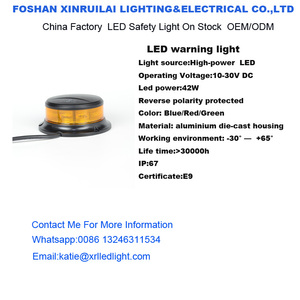 10-30V DC LED amber/sarı acil uyarı yanıp sönen forklift ışık gezi otobüsü okul otobüsü güvenlik işaret ışığı evrensel - Product Image 4