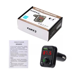 BT5.0 vivavoce telefono Bluetooth-MF3 Player doppia porta USB caricatore del telefono trasmettitore FM bluetooth-kit - Product Image 3