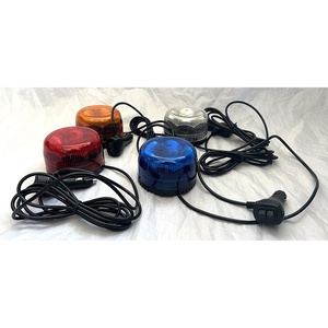 <span class=keywords><strong>1W</strong></span>警告琥珀色回転安全ビーコンライトDC12-24Vランプ緊急車ビーコンライトレッカー車用防水ビーコンライト