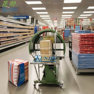 Kunjin JSD-30/50/75/100/120 פס תיבת חבל קשירת מכונת בגדים אריזה תיק מכסת תיק מכונת אריזה קרטון מחיר - Product Image 3