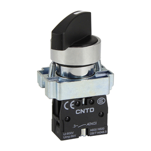 CNTD 3 pozisyon seçici basmalı düğme anahtarı CB2-BJ21 ile 22mm seçici anahtarı 3 pozisyon, Wenzhou, basmalı düğme anahtarı - Product Image 2