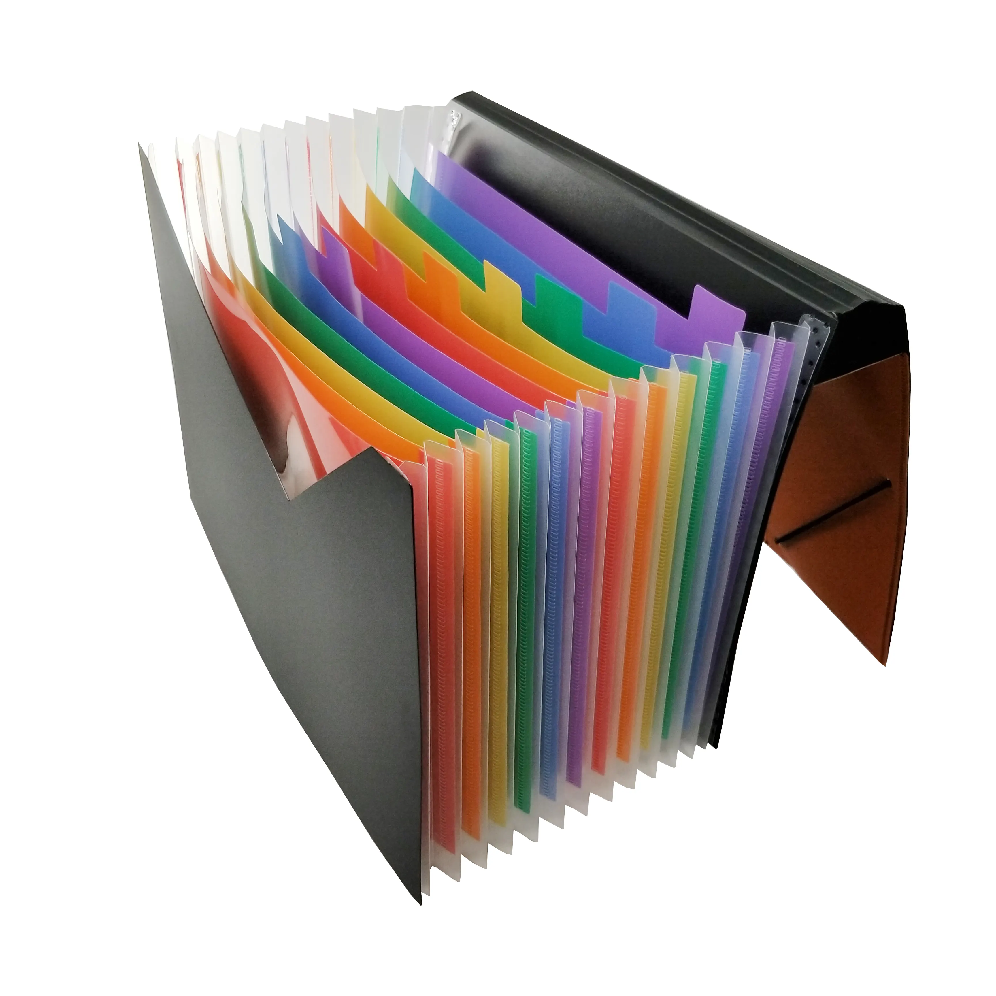 Portable File Holder Expanding Accordion File Folder With Flap And Cord Closure