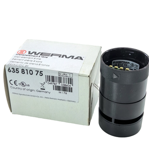 Elemento de sirena de 8 tonos de alto rendimiento WERMA 24VAC/DC ajustable a través del interruptor DIP 8 tonos seleccionables para controladores dedicados PLC - Product Image 4