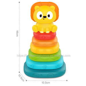 Huanger 2025新式早教学堆彩虹塔堆楼儿童礼品堆玩具。 - Product Image 2
