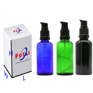 Ucuz 5ml 10ml 15ml 20ml 30ml 50ml 100ml açık yeşil mavi Amber cam yüz vücut odası parfüm şişesi sprey kapağı ve beyaz kutu ile - Product Image 1