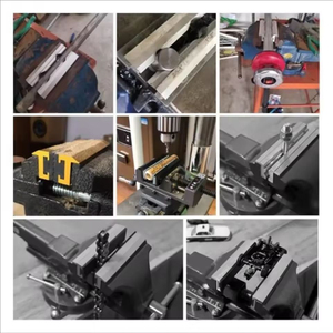 Mengene manyetik koruyucu kapak 4-8 ''çeneler koruyucu kapak alüminyum alaşım kauçuk el aletleri tezgah mengenesi koruyucu aksesuarları