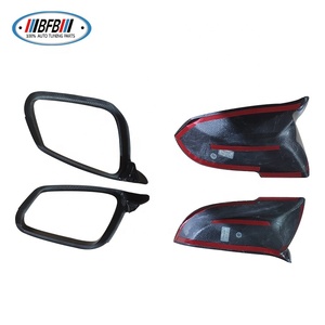 4pcs/套M外观碳纤维镜盖，适用于宝马1 2 3 4系列F30 F20 F32 X1 M2后视镜外壳 - Product Image 3