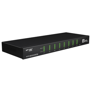 <strong>8</strong> Port HDMI <strong>KVM</strong> <strong>Switch</strong>, MT-VIKI Rackmount 4K 30Hz <strong>KVM</strong> Console 8x1 USB HDMI Switcher <strong>8</strong> in <strong>1</strong> Out + <strong>8</strong>-Pack Cables