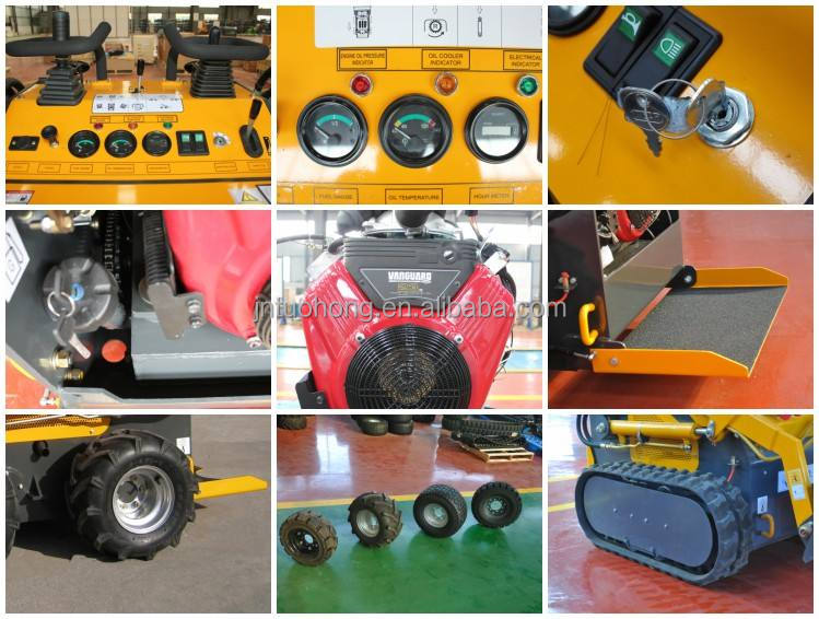 Hot selling mini skid steer loader and attachments with best price for sale