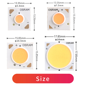 Orijinal ososcob LED 1202 1203 1204 1205 1209 yüksek CRI RA97 36V5-54W 250-downlight ma COB Downlight spot için ray lambası - Product Image 2