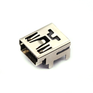 迷你USB b型5针母插座直角DIP插孔连接器插件 - Product Image 1