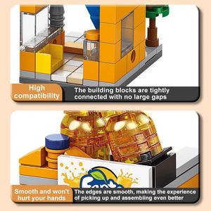 New Hot Items Firmly Spliced <strong>Put</strong> <strong>Together</strong> Colorful Color Scheme Street View Building Blocks Set - Product Image 4