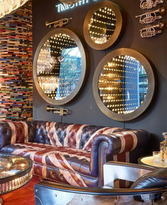 Bar hôtel meubles style vintage 2 places en cuir <span class=keywords><strong>chesterfield</strong></span> canapé vip bouton tufté discothèque meubles salon club canapé - Product Image 3