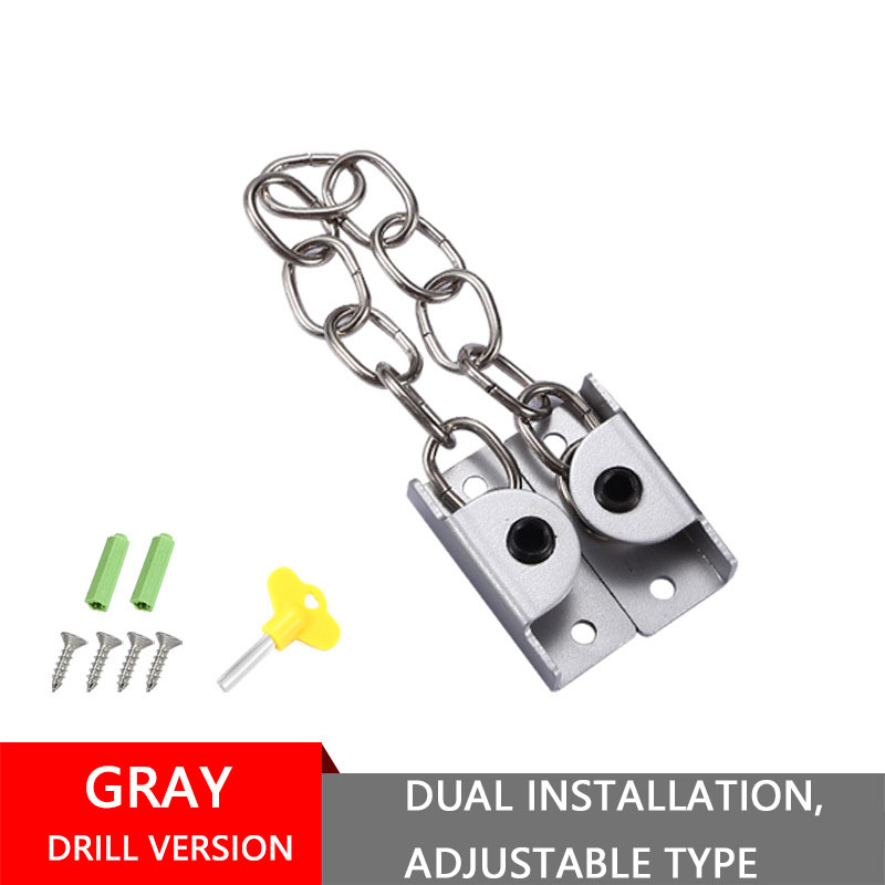 23cm Dual-head detachable(Dril free) Silver