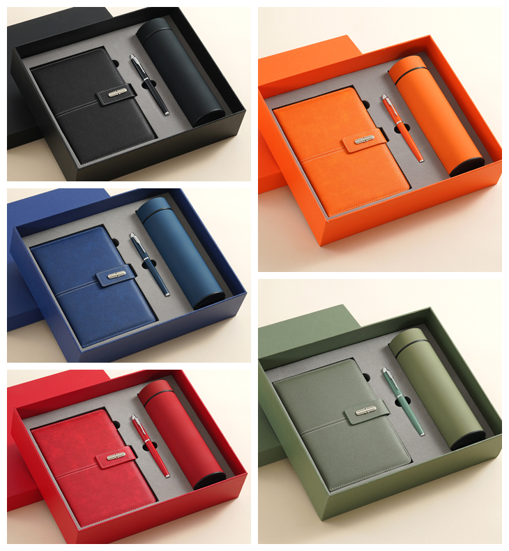 Coffret cadeau : carnet, recharges et tasse isotherme