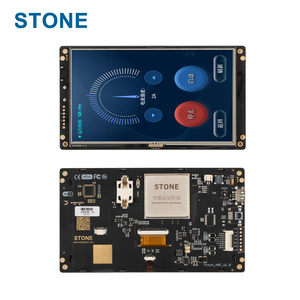 Pietra da 7 pollici 800*480 risoluzione porta seriale comando di comando moduli LCD TFT Display HMI Touch Screen - Product Image 1