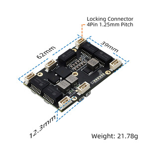 Módulo industrial do interruptor de rede de 5 portas 100Mbps com tecnologia Store-and-Forward