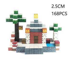 Set blok bangunan kubus magnetik anak-anak, mainan konstruksi Model 3D keterampilan susun bangunan kreatif batu bata kustom untuk anak-anak - Product Image 5