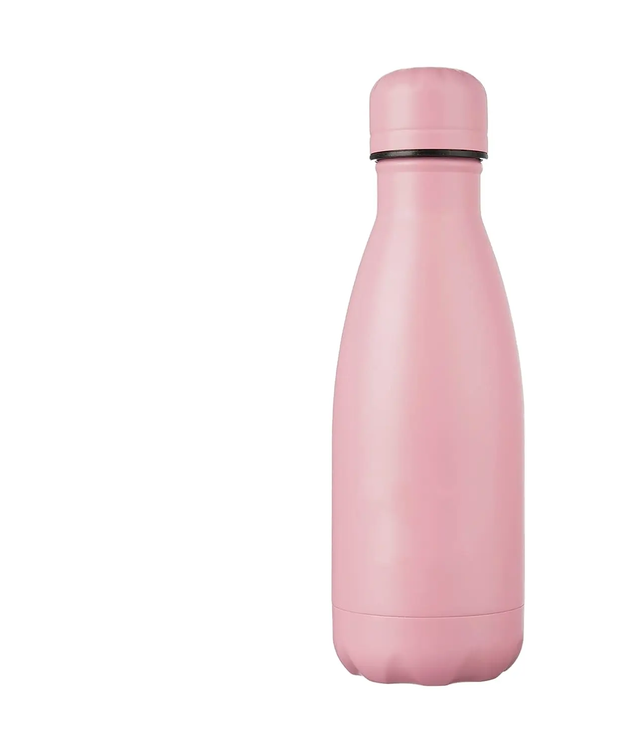 زجاجة مياه معزولة 12 أونصة زجاجة ماء للأطفال للمدرسة تحافظ على برودة اللون الوردي الساخن