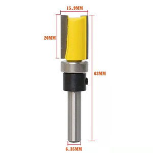 Tedarikçi 1/4 inç shank profilleme freze kesicisi gömme Trim Router Bit set zıvana kesici yüz freze kesicisi ağaç İşleme için - Product Image 3