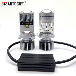 OEM ไฟหน้ารถยนต์ LED H4 Y3พ3000K-6000K แอพควบคุมแสงแอพควบคุมแสงลำแสงต่ำหลอดไฟ3สี - Product Image 6