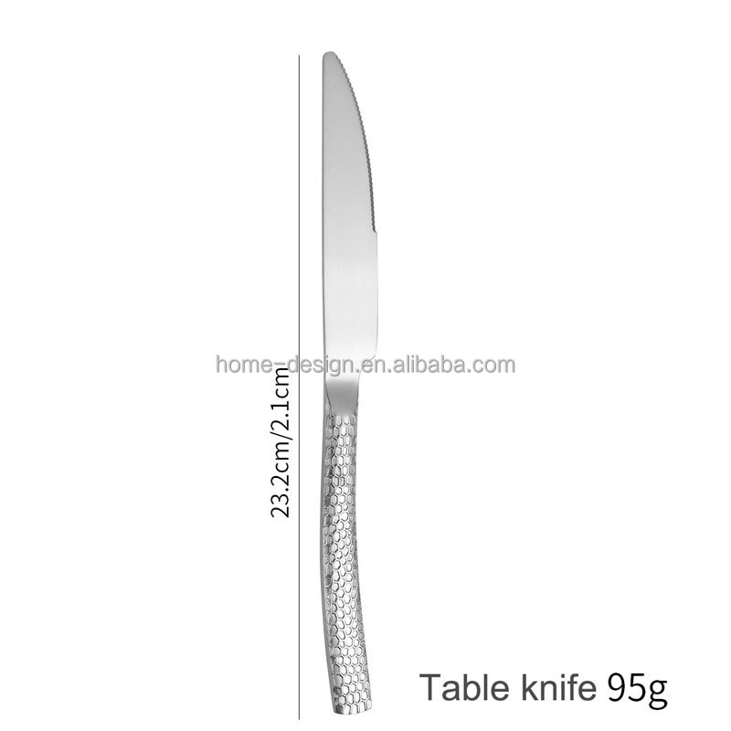 couteau de table en argent