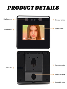 WiFi TCP/IP Red Empleado Tiempo Asistencia Máquina Personal Reconocimiento facial Huella digital Tiempo Grabación Escuelas OEM ODM Compatible - Product Image 6