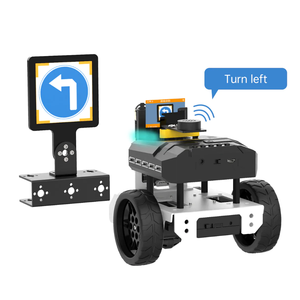Kit Robot educativo linea che segue auto Robot con funzione di riconoscimento AI per l'apprendimento del Robot