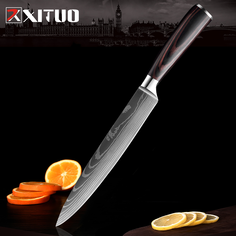 Colored Wood Handle Slicing 8-JD-R3