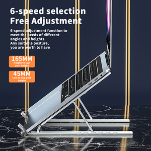 Tragbarer faltbarer verstellbarer vertikaler Aluminium-Laptopst änder für <span class=keywords><strong>Computer</strong></span>-<span class=keywords><strong>Notebook</strong></span> halter Home Office