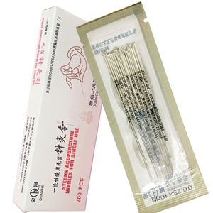 QUAN HE ขายส่งทิ้งปลอดเชื้อฝังเข็มเข็มจีนไม่เจ็บปวดแห้งเข็ม200ชิ้น - Product Image 1