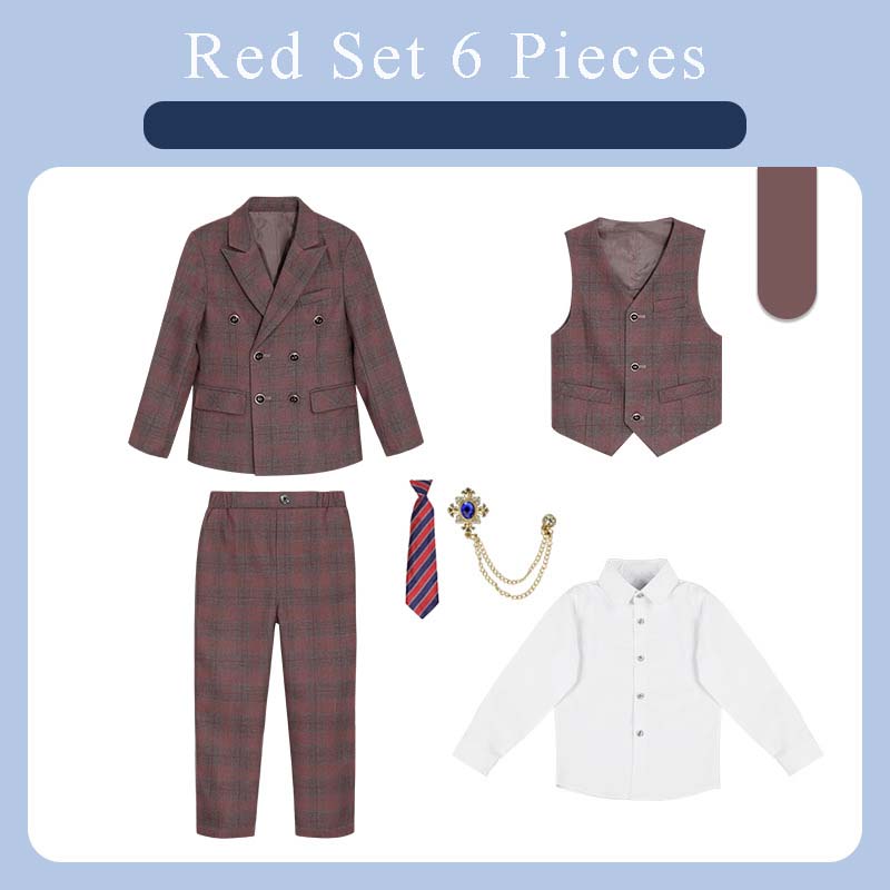 Red set 6 pieces
