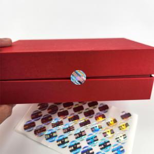 Chất lượng cao tự dính Watermark an ninh con dấu loại bỏ để ngăn chặn giả mạo Hologram Overlay dập nóng lá Sticker - Product Image 5