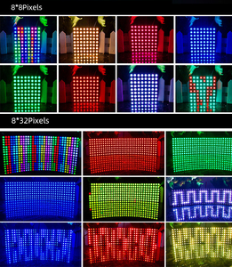 256 пикселей светодиодная матрица DC5V APA102C SK9822 8x32 Rgb светодиодная матрица Светодиодная панель